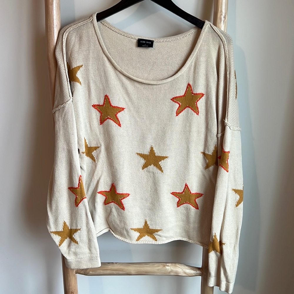 Slouchy star sweater